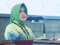 Bunda PAUD Indira Yusuf Ismail Hadiri Halal Bihalal di Dinas Pendidikan Makassar