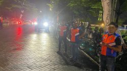 Perumda Parkir Makassar Menata Kendaraan Peserta Pawai Obor Takbiran