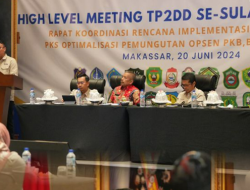 Sekretaris Bapenda Hadiri Rapat Koordinasi TP2DD dan Asistensi Pengisian IEPTD se-Sulawesi Selatan