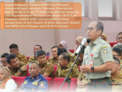 Kepala Pelaksana BPBD Kota Makassar Hadiri Pembukaan Makassar International Eight Festival & Forum F8 2024, Paparkan Strategi Pengamanan di Laut dan Darat