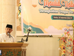 Pjs Wali Kota Makassar Buka Peringatan Maulid Nabi dan Kukuhkan Pengurus Remaja Masjid Raya