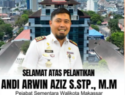 Kepala Dinas Pertanahan Kota Makassar Ucapkan Selamat atas Pelantikan Andi Arwin Aziz Sebagai Pj Wali Kota Makassar