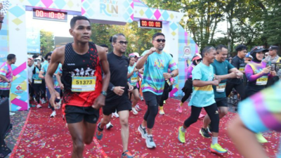 Pjs Wali Kota Arwin Azis Jadi Runner di Event Notary Run dan Kemenkes Fun Walk