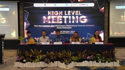 High Level Meeting Tim Percepatan dan Perluasan Digitalisasi Daerah (TP2DD) Kota Makassar Tahun Anggaran 2024