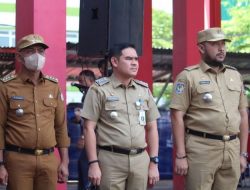 Camat Tamalanrea Hadiri Upacara dan Serah Terima Pemadam Kebakaran Bermotor di Kantor Damkar Makassar