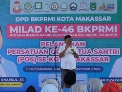 Kadis Pendidikan Wakili Walikota pada Milad ke-46 BKPRMI Kota Makassar di Tribun Karebosi