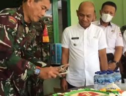 Semarak HUT ke-77 TNI, Camat Andi Salman Baso Berkunjung ke Kantor Koramil Tamalanrea