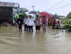 Camat Biringkanaya Tinjau Lokasi Banjir, Himbau Warga Tetap Bersinergi Hadapi Bencana