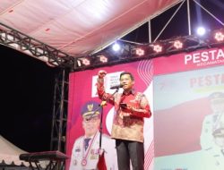 Camat Biringkanaya Meriahkan Puncak Pesta Rakyat Peringatan HUT RI Ke-78 di Lapangan TNI AU