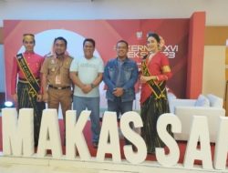 Camat Manggala Jemput Tamu Rakernas Apeksi di Bandara Hasanuddin