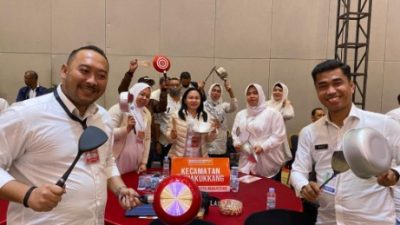 Camat, Sekcam, dan Lurah di Kecamatan Panakkukang Meriahkan Rakorsus Tahun 2023