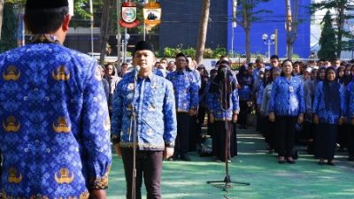 Camat Ujung Pandang Syahrial Syamsuri Pemimpin Upacara Hari Kesadaran Nasional