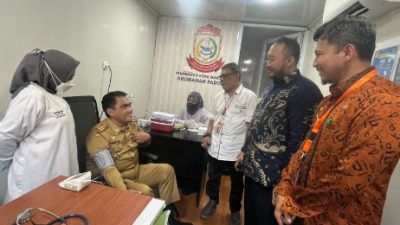 Camat Panakkukang Hadiri Kegiatan Donor Darah di Konter