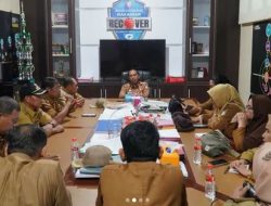 Camat Harun Rani Kumpul Lurah, Evaluasi Capaian Kinerja Program Pemerintah Kota