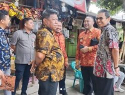 Lurah Paropo Dampingi Camat Panakkukang Terima Kunjungan Penjabat Gubernur Sulsel di Pasar Panakkukang
