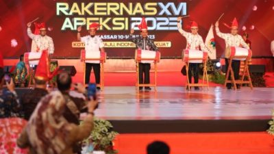 Rakernas APEKSI XVI Tahun 2023 di Kota Makassar Resmi Dibuka