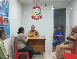 Plt Camat Makassar Harun Rani Kunjungi Posko Kontainer Makassar Recover