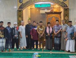 Camat Tamalanrea Bersama Tripika Tamalanrea Safari Ramadhan di Masjid Muamalah