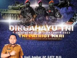Camat Manggala Andi Anshar: Selamat Dirgahayu TNI ke-78