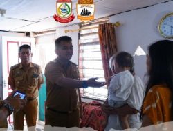 Camat Ujung Pandang Kunjungi Anak Penderita Stunting di 2 Kelurahan