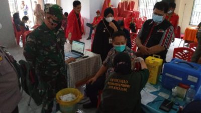 Kecamatan Manggala Gandeng Polri dan TNI Kebut Vaksinasi 100 Persen